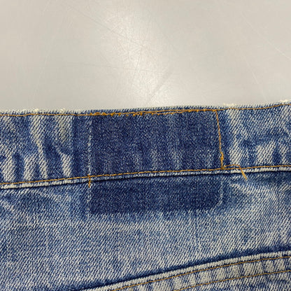 【現状渡し品】【メンズ】 Levi's リーバイス ビッグE 刻印16 不均等V バックポケットチェーンステッチ 66後期 TALON ジッパー 70S DENIM PANTS デニム パンツ ボトムス ズボン 157-251002-cs-07-izu サイズ：不明 カラー：ライトインディゴ 万代Net店