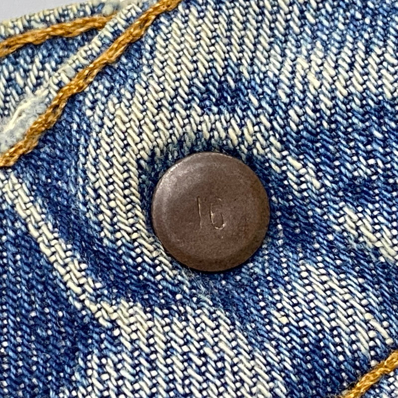 【現状渡し品】【メンズ】 Levi's リーバイス ビッグE 刻印16 不均等V バックポケットチェーンステッチ 66後期 TALON ジッパー 70S DENIM PANTS デニム パンツ ボトムス ズボン 157-251002-cs-07-izu サイズ：不明 カラー：ライトインディゴ 万代Net店