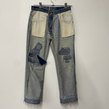 【現状渡し品】【メンズ】 Levi's リーバイス ビッグE 刻印16 不均等V バックポケットチェーンステッチ 66後期 TALON ジッパー 70S DENIM PANTS デニム パンツ ボトムス ズボン 157-251002-cs-07-izu サイズ：不明 カラー：ライトインディゴ 万代Net店