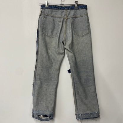 【現状渡し品】【メンズ】 Levi's リーバイス ビッグE 刻印16 不均等V バックポケットチェーンステッチ 66後期 TALON ジッパー 70S DENIM PANTS デニム パンツ ボトムス ズボン 157-251002-cs-07-izu サイズ：不明 カラー：ライトインディゴ 万代Net店