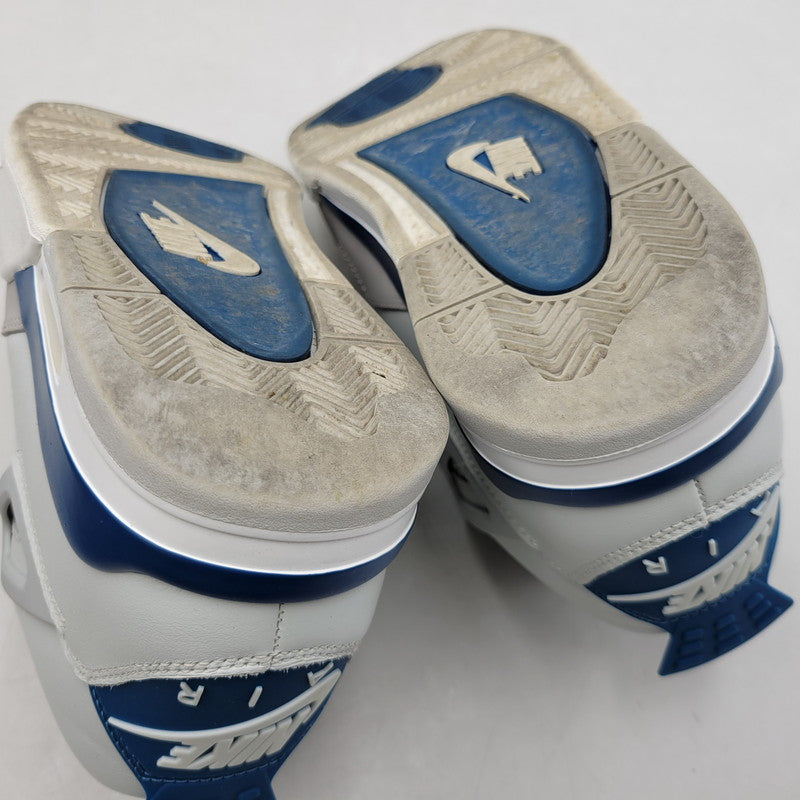 【中古品】【メンズ】 NIKE ナイキ FV5029-141 AIR JORDAN エア ジョーダン 4 RETRO レトロ スニーカー シューズ 靴 160-250930-ya-01-izu サイズ：27.5cm カラー：OFF WHITE/MILITARY BLUE 万代Net店