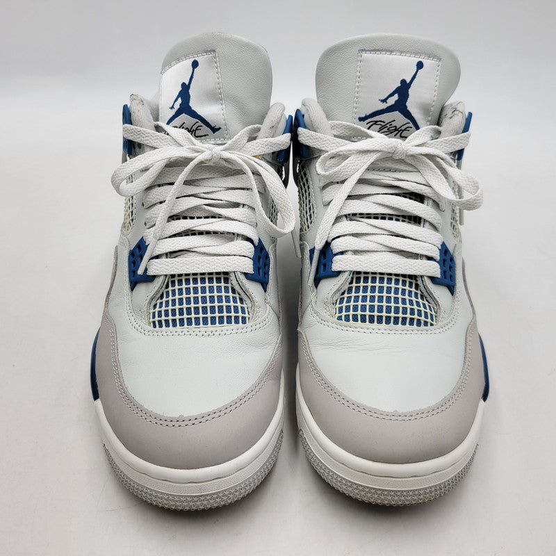 【中古品】【メンズ】 NIKE ナイキ FV5029-141 AIR JORDAN エア ジョーダン 4 RETRO レトロ スニーカー シューズ 靴 160-250930-ya-01-izu サイズ：27.5cm カラー：OFF WHITE/MILITARY BLUE 万代Net店