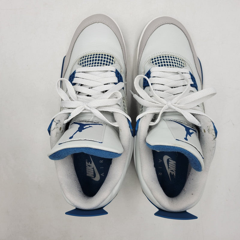 【中古品】【メンズ】 NIKE ナイキ FV5029-141 AIR JORDAN エア ジョーダン 4 RETRO レトロ スニーカー シューズ 靴 160-250930-ya-01-izu サイズ：27.5cm カラー：OFF WHITE/MILITARY BLUE 万代Net店