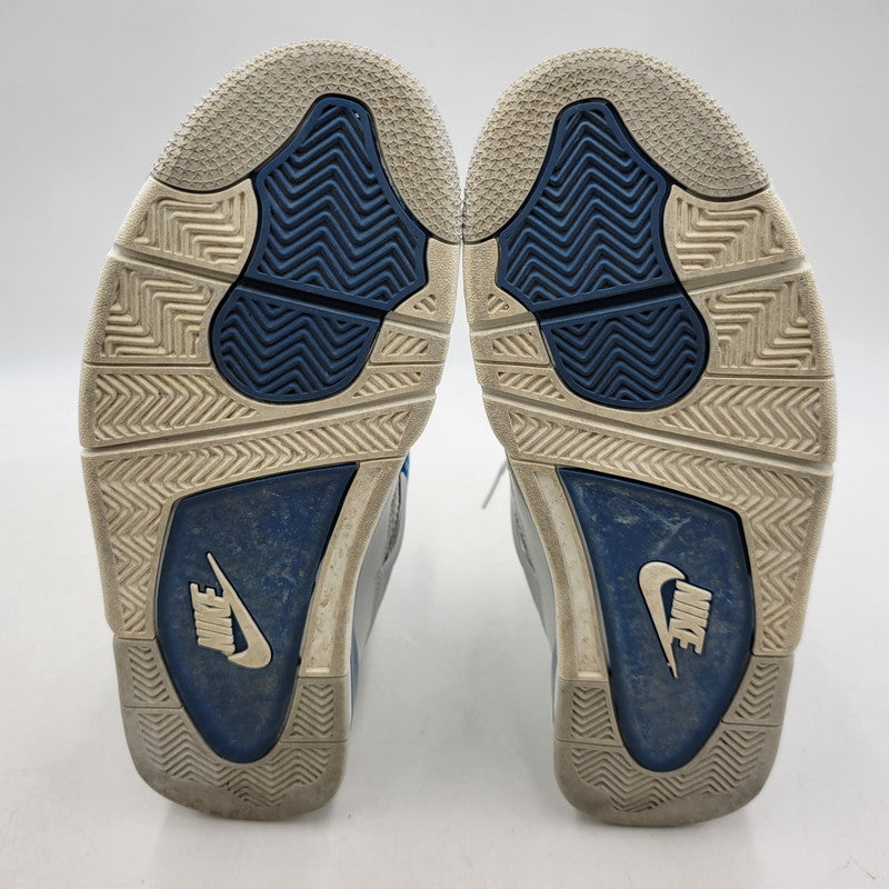 【中古品】【メンズ】 NIKE ナイキ FV5029-141 AIR JORDAN エア ジョーダン 4 RETRO レトロ スニーカー シューズ 靴 160-250930-ya-01-izu サイズ：27.5cm カラー：OFF WHITE/MILITARY BLUE 万代Net店