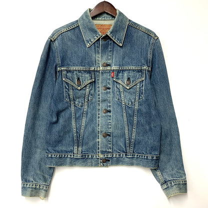 【中古品】【メンズ/レディース】 Levi's リーバイス 71557-0214 92年製 日本製 BIG-E 刻印J30 3RD TYPE 90S 71557 DENIM JACKET デニム ジャケット アウター 長袖 146-251001-rk-07-izu サイズ：38 カラー：インディゴ 万代Net店