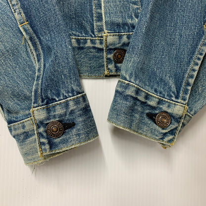 【中古品】【メンズ/レディース】 Levi's リーバイス 71557-0214 92年製 日本製 BIG-E 刻印J30 3RD TYPE 90S 71557 DENIM JACKET デニム ジャケット アウター 長袖 146-251001-rk-07-izu サイズ：38 カラー：インディゴ 万代Net店
