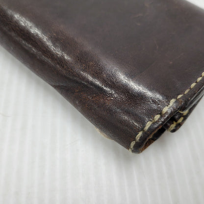 【現状渡し品】【メンズ】 SAAD サード コンチョ付き LEATHER LONG WALLET レザー ロング ウォレット 財布 200-260102-cs-13-izu カラー：ブラウン系 万代Net店