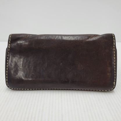 【現状渡し品】【メンズ】 SAAD サード コンチョ付き LEATHER LONG WALLET レザー ロング ウォレット 財布 200-260102-cs-13-izu カラー：ブラウン系 万代Net店