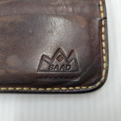 【現状渡し品】【メンズ】 SAAD サード コンチョ付き LEATHER LONG WALLET レザー ロング ウォレット 財布 200-260102-cs-13-izu カラー：ブラウン系 万代Net店