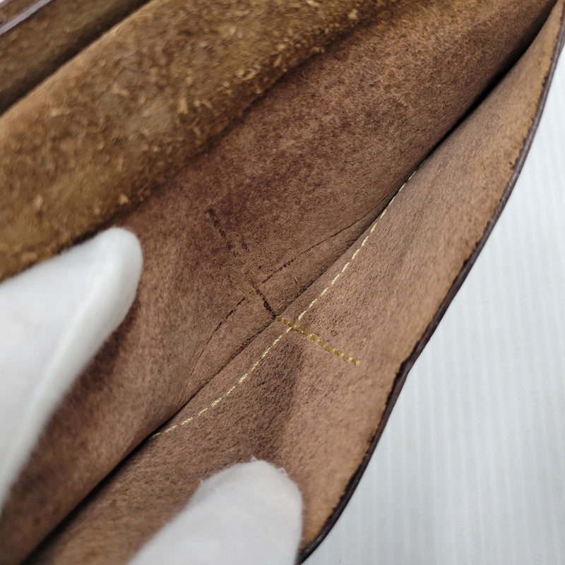 【現状渡し品】【メンズ】 SAAD サード コンチョ付き LEATHER LONG WALLET レザー ロング ウォレット 財布 200-260102-cs-13-izu カラー：ブラウン系 万代Net店