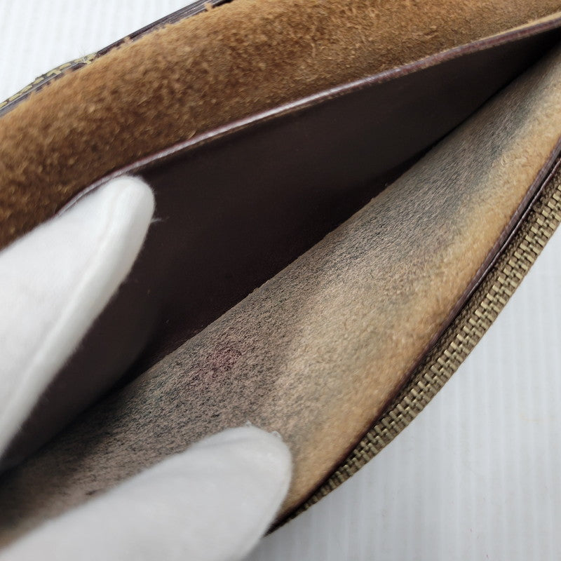 【現状渡し品】【メンズ】 SAAD サード コンチョ付き LEATHER LONG WALLET レザー ロング ウォレット 財布 200-260102-cs-13-izu カラー：ブラウン系 万代Net店