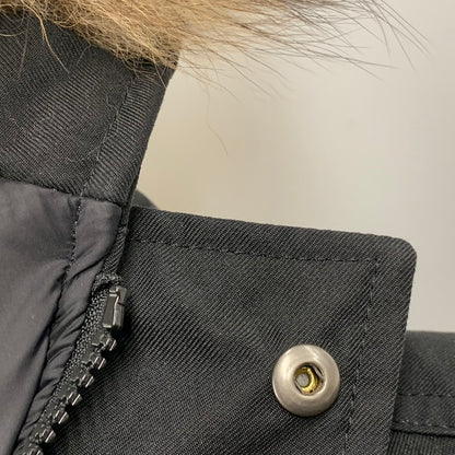 【中古品】【メンズ】 ANNECY HOODED FUR DOWN JACKET HMM056 アヌシー フーデッド ファー ダウンジャケット アウター 141-251002-as-01-izu サイズ：S カラー：ブラック 万代Net店