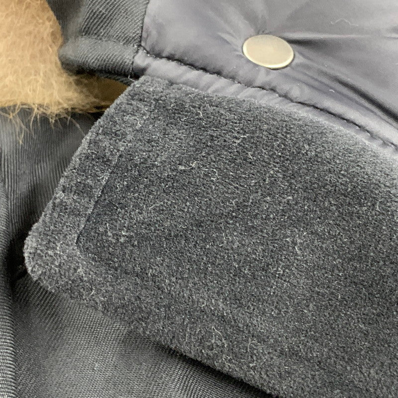 【中古品】【メンズ】 ANNECY HOODED FUR DOWN JACKET HMM056 アヌシー フーデッド ファー ダウンジャケット アウター 141-251002-as-01-izu サイズ：S カラー：ブラック 万代Net店