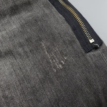 【現状渡し品】【メンズ】 SEANJOHN ショーンジョン WIDE BLACK DENIM PANTS ワイド ブラック デニムパンツ ジーンズ ボトムス 157-251005-as-06-izu サイズ：42 カラー：ブラック 万代Net店