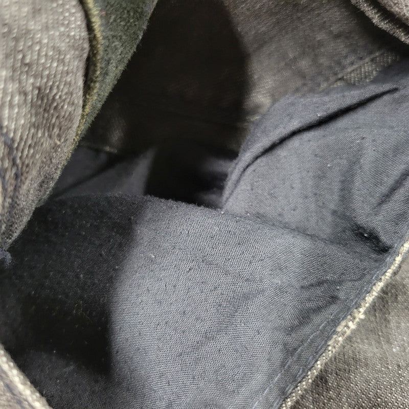 【現状渡し品】【メンズ】 SEANJOHN ショーンジョン WIDE BLACK DENIM PANTS ワイド ブラック デニムパンツ ジーンズ ボトムス 157-251005-as-06-izu サイズ：42 カラー：ブラック 万代Net店