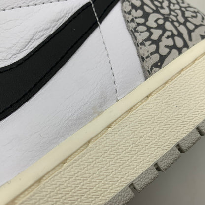 【中古美品】【メンズ】 NIKE ナイキ AIR JORDAN 1 RETRO HIGH OG DZ5485-052 エア ジョーダン 1 レトロ ハイ OG スニーカー シューズ 靴 160-250930-as-09-izu サイズ：30cm カラー：TECH GREY/MUSLIN-BLACK-WHITE 万代Net店