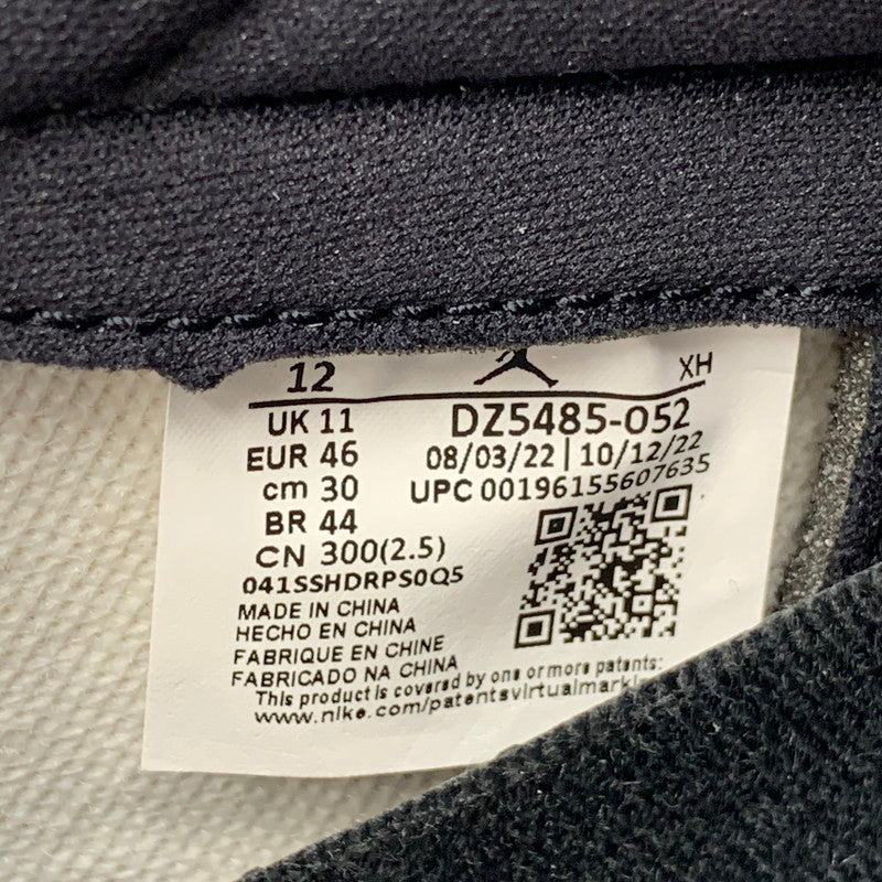 【中古美品】【メンズ】 NIKE ナイキ AIR JORDAN 1 RETRO HIGH OG DZ5485-052 エア ジョーダン 1 レトロ ハイ OG スニーカー シューズ 靴 160-250930-as-09-izu サイズ：30cm カラー：TECH GREY/MUSLIN-BLACK-WHITE 万代Net店