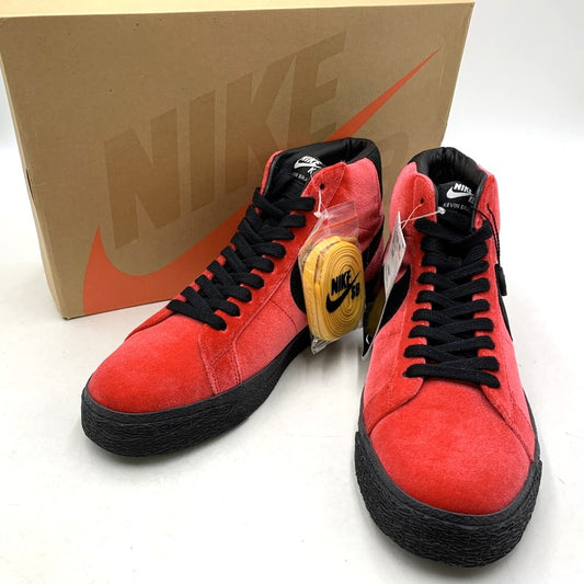 【中古美品】【メンズ】 NIKE SB ナイキエスビー × KEVIN BRADLEY ケビン・ブラッドリー ZOOM BLAZER MID ISO CD2569-600 ズーム ブレザー ミッド ISO スニーカー シューズ 靴 160-250930-as-18-izu サイズ：28cm カラー：UNIVERSITY RED/BLACK 万代Net店