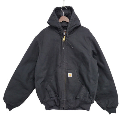 【中古品】【メンズ】 Carhartt カーハート FIRM DUCK ACTIVE QUILTED JACKET 103940-BLK ダック アクティブ キルテッド ジャケット アウター 147-251004-as-10-izu サイズ：M カラー：ブラック 万代Net店