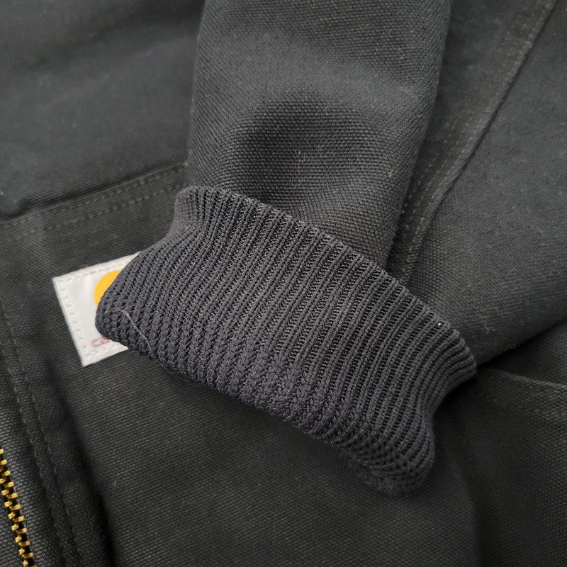 【中古品】【メンズ】 Carhartt カーハート FIRM DUCK ACTIVE QUILTED JACKET 103940-BLK ダック アクティブ キルテッド ジャケット アウター 147-251004-as-10-izu サイズ：M カラー：ブラック 万代Net店