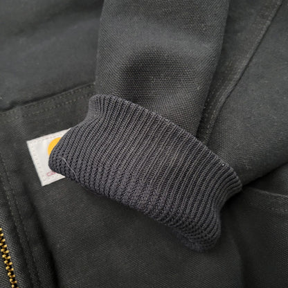 【中古品】【メンズ】 Carhartt カーハート FIRM DUCK ACTIVE QUILTED JACKET 103940-BLK ダック アクティブ キルテッド ジャケット アウター 147-251004-as-10-izu サイズ：M カラー：ブラック 万代Net店