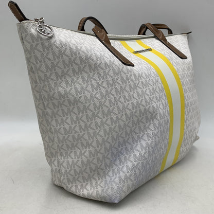 【現状渡し品】【レディース】 SIGNATURE TOTE BAG 35T0STFT6B シグネチャー トート バッグ 鞄 カバン 188-260102-ay-03-izu カラー：ホワイト 万代Net店