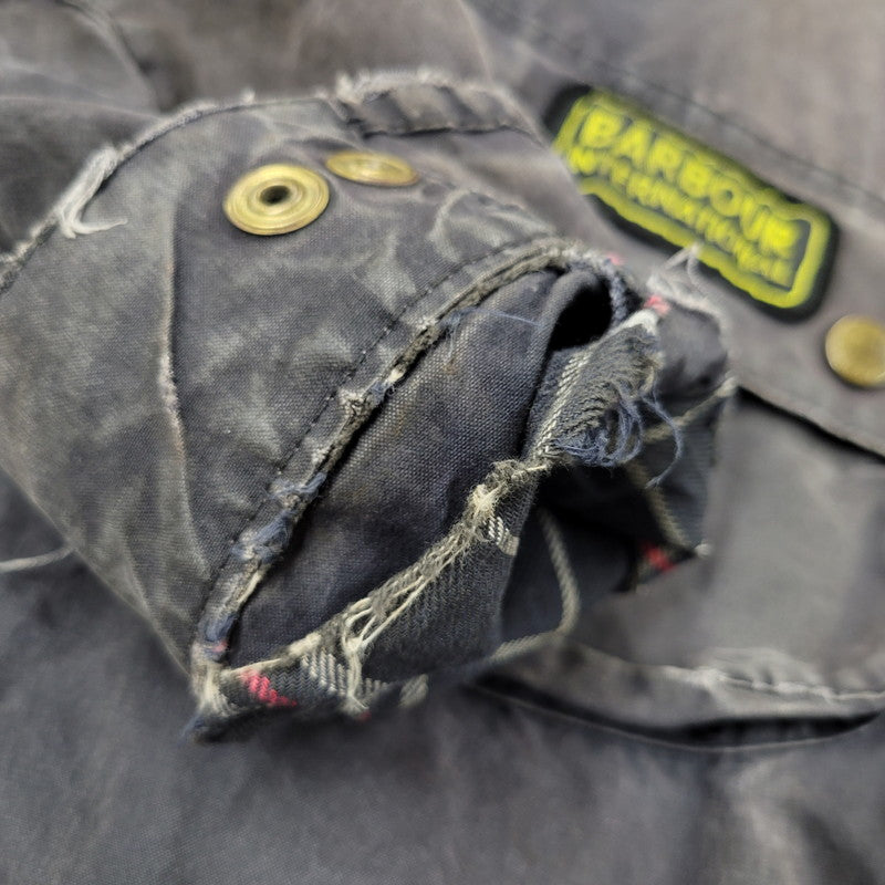 【現状渡し品】【メンズ】 Barbour バーブァー 3ワラント 2000年製 00S INTERNATIONAL SUIT OILED JACKET インターナショナル スーツ オイルド ジャケット アウター 144-251004-ya-16-izu サイズ：下記参照 カラー：ブラウン系 万代Net店