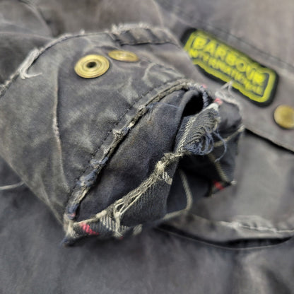 【現状渡し品】【メンズ】 Barbour バーブァー 3ワラント 2000年製 00S INTERNATIONAL SUIT OILED JACKET インターナショナル スーツ オイルド ジャケット アウター 144-251004-ya-16-izu サイズ：下記参照 カラー：ブラウン系 万代Net店