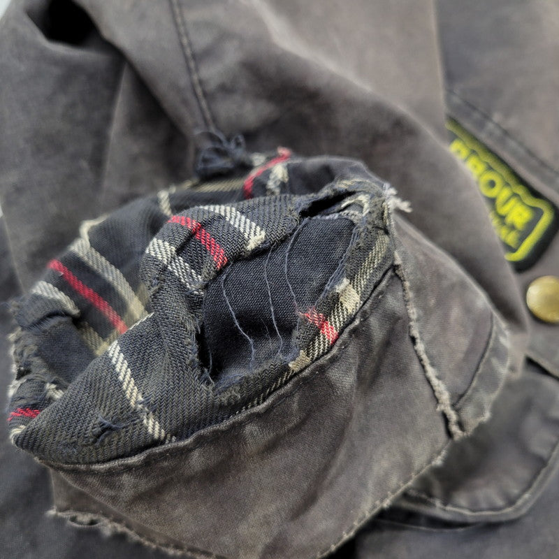 【現状渡し品】【メンズ】 Barbour バーブァー 3ワラント 2000年製 00S INTERNATIONAL SUIT OILED JACKET インターナショナル スーツ オイルド ジャケット アウター 144-251004-ya-16-izu サイズ：下記参照 カラー：ブラウン系 万代Net店