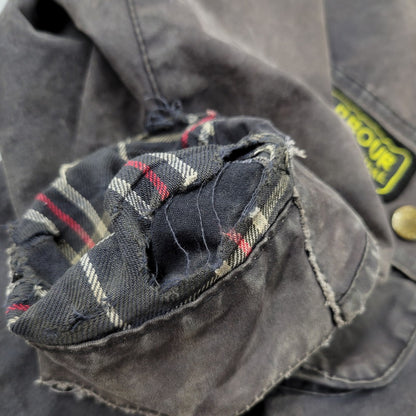 【現状渡し品】【メンズ】 Barbour バーブァー 3ワラント 2000年製 00S INTERNATIONAL SUIT OILED JACKET インターナショナル スーツ オイルド ジャケット アウター 144-251004-ya-16-izu サイズ：下記参照 カラー：ブラウン系 万代Net店