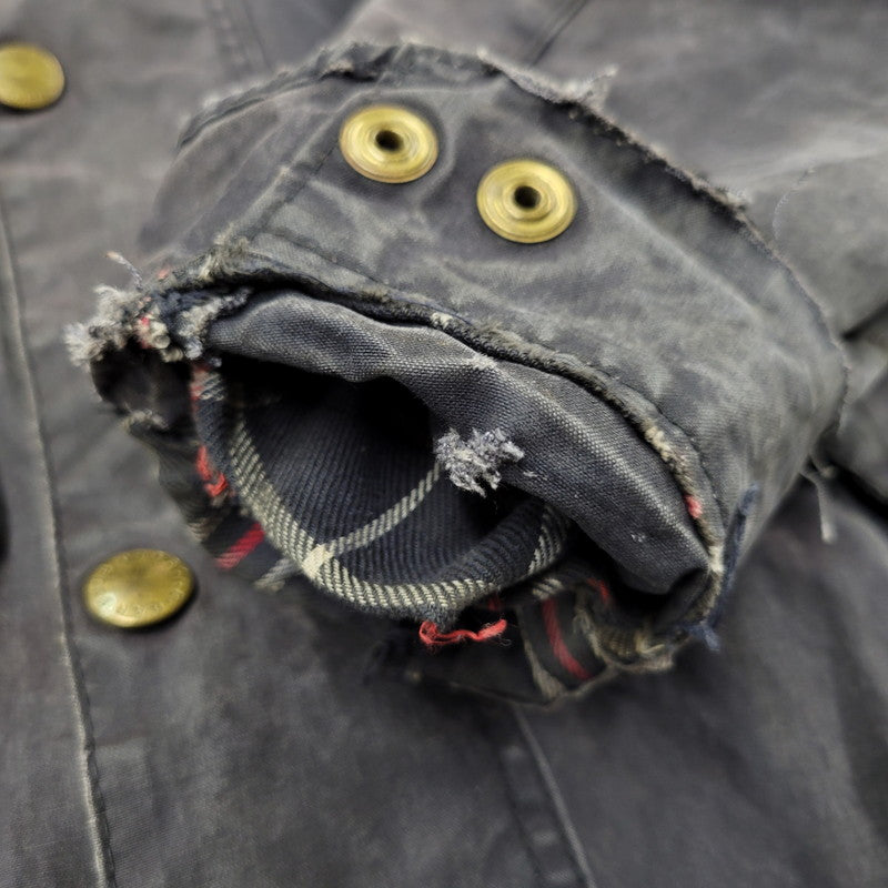 【現状渡し品】【メンズ】 Barbour バーブァー 3ワラント 2000年製 00S INTERNATIONAL SUIT OILED JACKET インターナショナル スーツ オイルド ジャケット アウター 144-251004-ya-16-izu サイズ：下記参照 カラー：ブラウン系 万代Net店