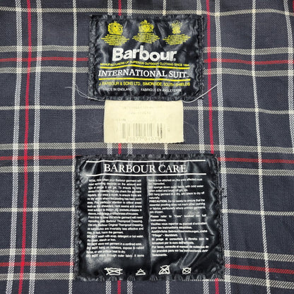 【現状渡し品】【メンズ】 Barbour バーブァー 3ワラント 2000年製 00S INTERNATIONAL SUIT OILED JACKET インターナショナル スーツ オイルド ジャケット アウター 144-251004-ya-16-izu サイズ：下記参照 カラー：ブラウン系 万代Net店