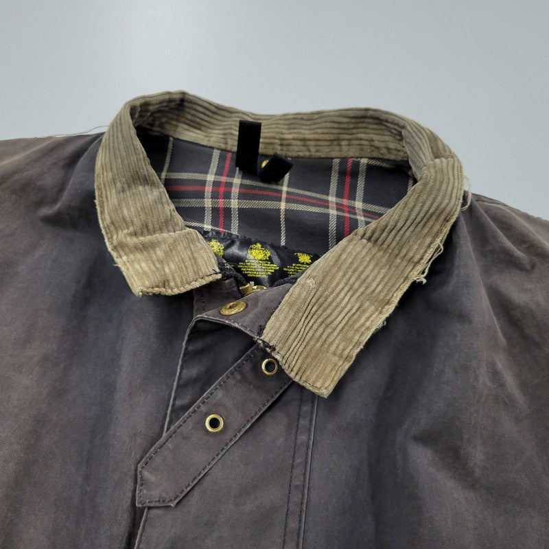 【現状渡し品】【メンズ】 Barbour バーブァー 3ワラント 2000年製 00S INTERNATIONAL SUIT OILED JACKET インターナショナル スーツ オイルド ジャケット アウター 144-251004-ya-16-izu サイズ：下記参照 カラー：ブラウン系 万代Net店