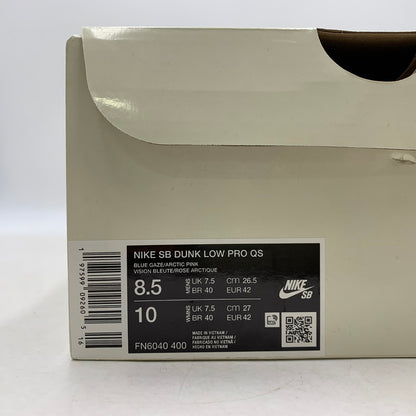 【中古美品】【メンズ】 NIKE SB ナイキエスビー × VERDY ヴェルディ DUNK LOW PRO QS FN6040-400 ダンク ロー プロ QS スニーカー シューズ 靴 160-250930-as-14-izu サイズ：26.5cm カラー：BLUE GAZE/ARCTIC PINK 万代Net店