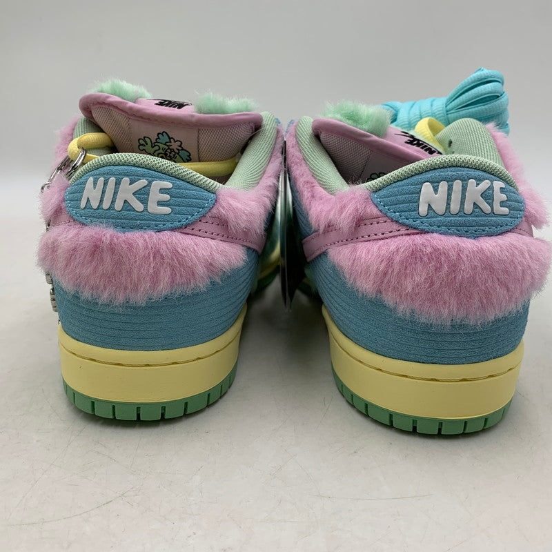 【中古美品】【メンズ】 NIKE SB ナイキエスビー × VERDY ヴェルディ DUNK LOW PRO QS FN6040-400 ダンク ロー プロ QS スニーカー シューズ 靴 160-250930-as-14-izu サイズ：26.5cm カラー：BLUE GAZE/ARCTIC PINK 万代Net店