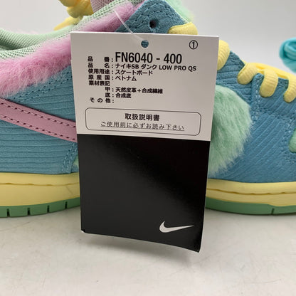 【中古美品】【メンズ】 NIKE SB ナイキエスビー × VERDY ヴェルディ DUNK LOW PRO QS FN6040-400 ダンク ロー プロ QS スニーカー シューズ 靴 160-250930-as-14-izu サイズ：26.5cm カラー：BLUE GAZE/ARCTIC PINK 万代Net店