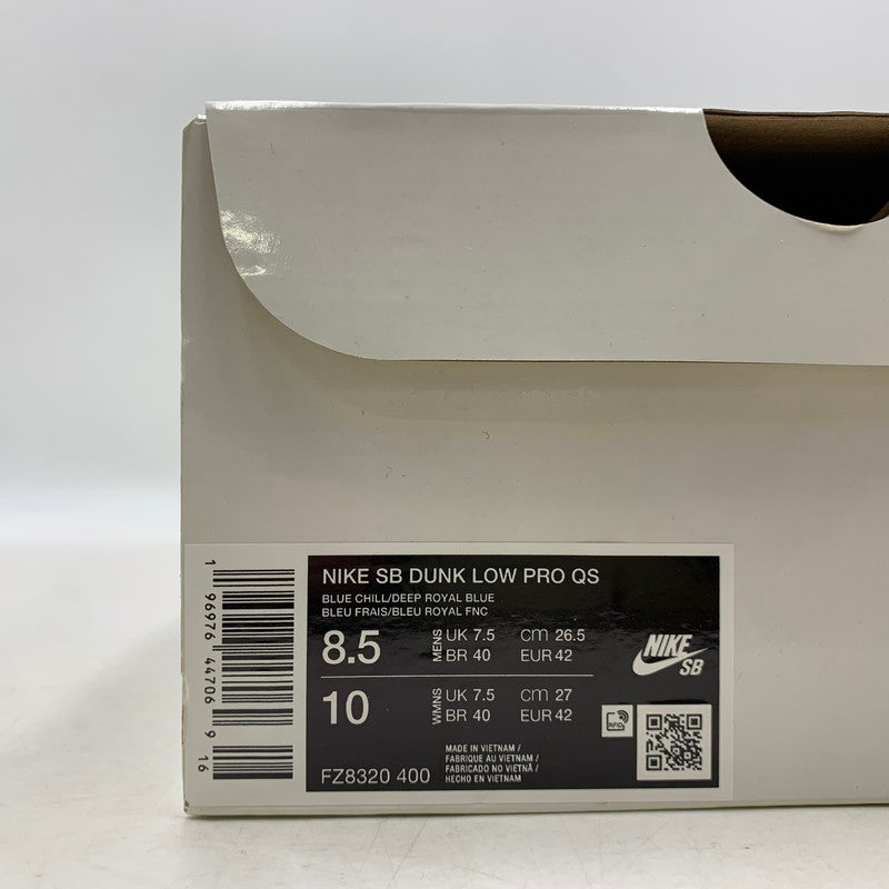 【中古美品】【メンズ】 NIKE SB ナイキエスビー × THE POWERPUFF GIRLS パワーパフガールズ DUNK LOW PRO QS FZ8320-400 ダンク ロー プロ QS スニーカー シューズ 靴 160-250930-as-16-izu サイズ：26.5cm カラー：BLUE CHILL/DEEP ROYAL BLUE 万代Net店