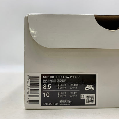 【中古美品】【メンズ】 NIKE SB ナイキエスビー × THE POWERPUFF GIRLS パワーパフガールズ DUNK LOW PRO QS FZ8320-400 ダンク ロー プロ QS スニーカー シューズ 靴 160-250930-as-16-izu サイズ：26.5cm カラー：BLUE CHILL/DEEP ROYAL BLUE 万代Net店