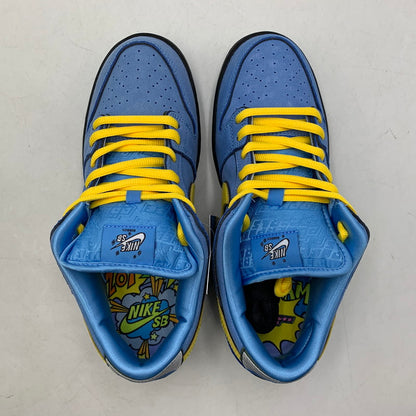 【中古美品】【メンズ】 NIKE SB ナイキエスビー × THE POWERPUFF GIRLS パワーパフガールズ DUNK LOW PRO QS FZ8320-400 ダンク ロー プロ QS スニーカー シューズ 靴 160-250930-as-16-izu サイズ：26.5cm カラー：BLUE CHILL/DEEP ROYAL BLUE 万代Net店