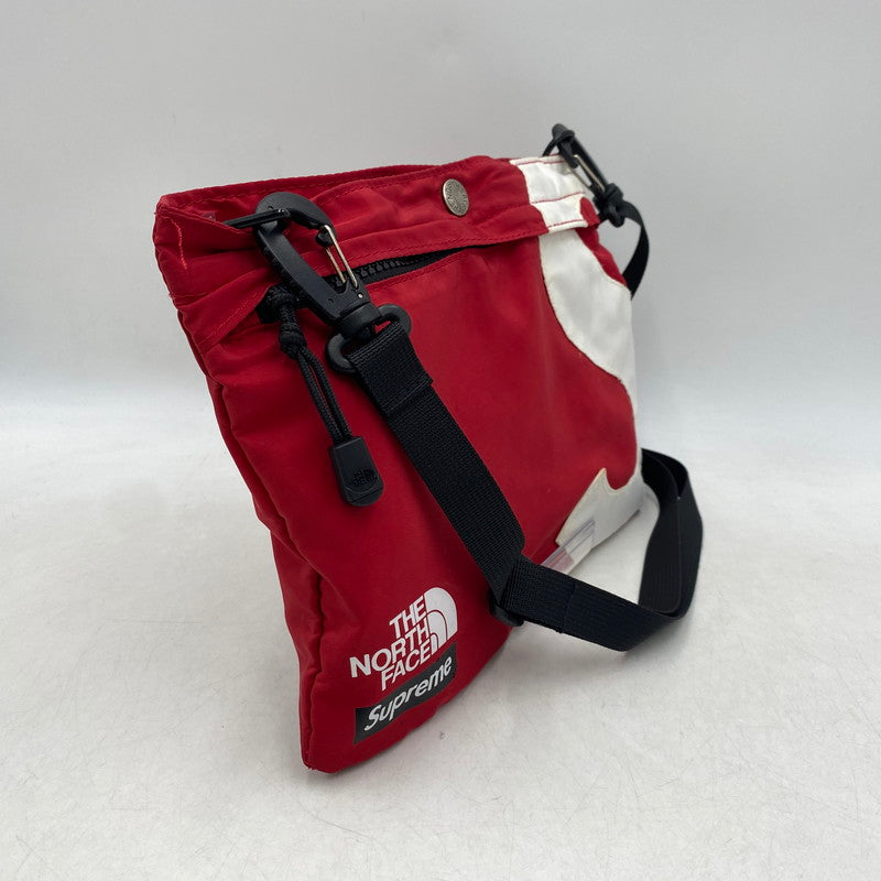 【中古品】【メンズ/レディース】 Supreme シュプリーム × THE NORTH FACE ザ・ノースフェイス S LOGO SHOULDER BAG NF0A5O74 Sロゴ ショルダーバッグ カバン 鞄 188-251001-as-07-izu カラー：レッド 万代Net店