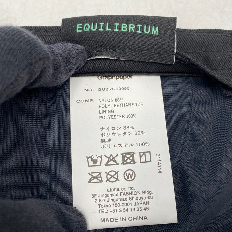 【中古品】【メンズ/レディース】 GRAPHPAPER グラフペーパー GU251-90055 PERTEX EQUILIBRIUM JET CAP パーテックス エクリブリウム ジェット キャップ 帽子 185-260429-cs-04-izu サイズ：O/S カラー：ブラック 万代Net店