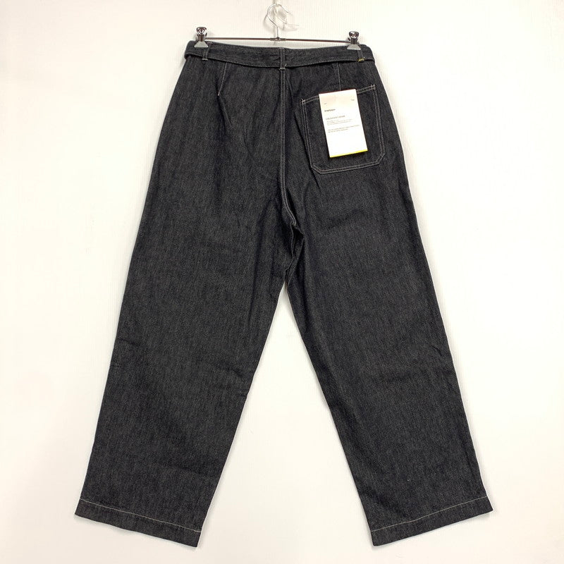 【中古美品】【メンズ】 GRAPHPAPER グラフペーパー GM243-40210B COLORFAST DENIM BELTED PANTS カラーファストデニム ベルテッド パンツ ズボン ボトムス 151-251004-ya-02-izu サイズ：3 カラー：NAVY 万代Net店