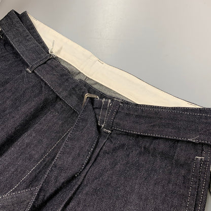 【中古美品】【メンズ】 GRAPHPAPER グラフペーパー GM243-40210B COLORFAST DENIM BELTED PANTS カラーファストデニム ベルテッド パンツ ズボン ボトムス 151-251004-ya-02-izu サイズ：3 カラー：NAVY 万代Net店