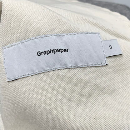 【中古美品】【メンズ】 GRAPHPAPER グラフペーパー GM243-40210B COLORFAST DENIM BELTED PANTS カラーファストデニム ベルテッド パンツ ズボン ボトムス 151-251004-ya-02-izu サイズ：3 カラー：NAVY 万代Net店
