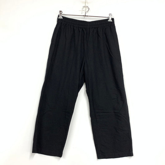 【中古品】【メンズ】 GRAPHPAPER グラフペーパー GM251-40048 25SS SILK NOIL VISCOSE SLEEPING EASY PANTS シルク ノイル ビスコース スリーピング イージー パンツ ズボン ボトムス 151-251004-ya-03-izu サイズ：2 カラー：BLACK 万代Net店