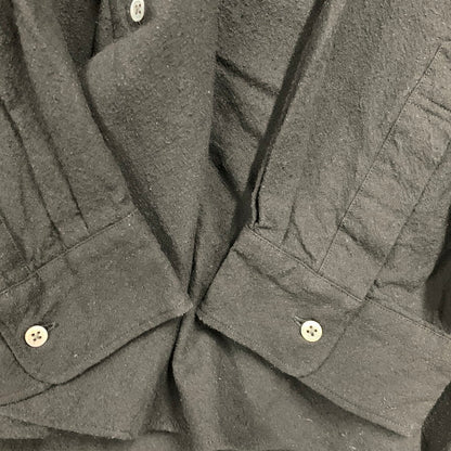 【中古品】 GRAPHPAPER グラフペーパー GM251-50047 25SS SILK NOIL VISCOSE シルク ノイルビスコース SLEEPING SHIRT スリーピング シャツ トップス 長袖 140-251003-ya-07-izu サイズ：2 カラー：BLACK 万代Net店