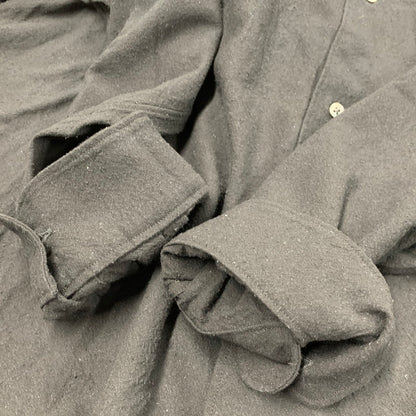 【中古品】 GRAPHPAPER グラフペーパー GM251-50047 25SS SILK NOIL VISCOSE シルク ノイルビスコース SLEEPING SHIRT スリーピング シャツ トップス 長袖 140-251003-ya-07-izu サイズ：2 カラー：BLACK 万代Net店