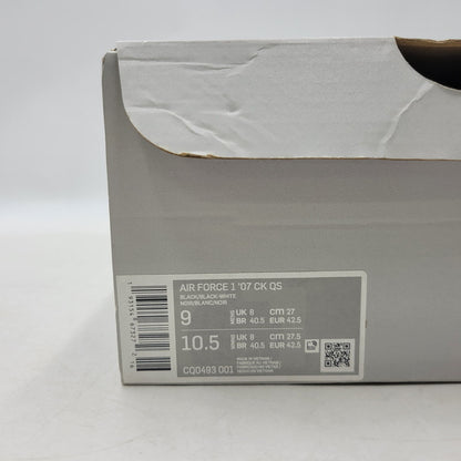 【中古美品】【メンズ】 NIKE×COLIN KAEPERNICK ナイキ×コリン キャパニック CQ0493-001 AIR FORCE 1 LOW エアフォース ワン ロー スニーカー シューズ 靴 160-251002-cs-10-izu サイズ：27cm カラー：BLACK/WHITE 万代Net店