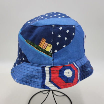 【中古美品】【メンズ/レディース】 POLO RALPH LAUREN ポロ・ラルフローレン 2016 RIO OLYMPIC リオ オリンピック REVERSIBLE BUCKET HAT リバーシブル バケット ハット 帽子 185-251003-ya-04-izu サイズ：L/XL カラー：ブルー／ホワイト 万代Net店