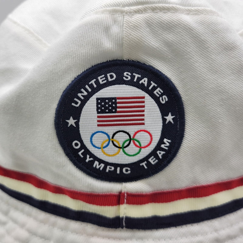 【中古美品】【メンズ/レディース】 POLO RALPH LAUREN ポロ・ラルフローレン 2016 RIO OLYMPIC リオ オリンピック REVERSIBLE BUCKET HAT リバーシブル バケット ハット 帽子 185-251003-ya-04-izu サイズ：L/XL カラー：ブルー／ホワイト 万代Net店